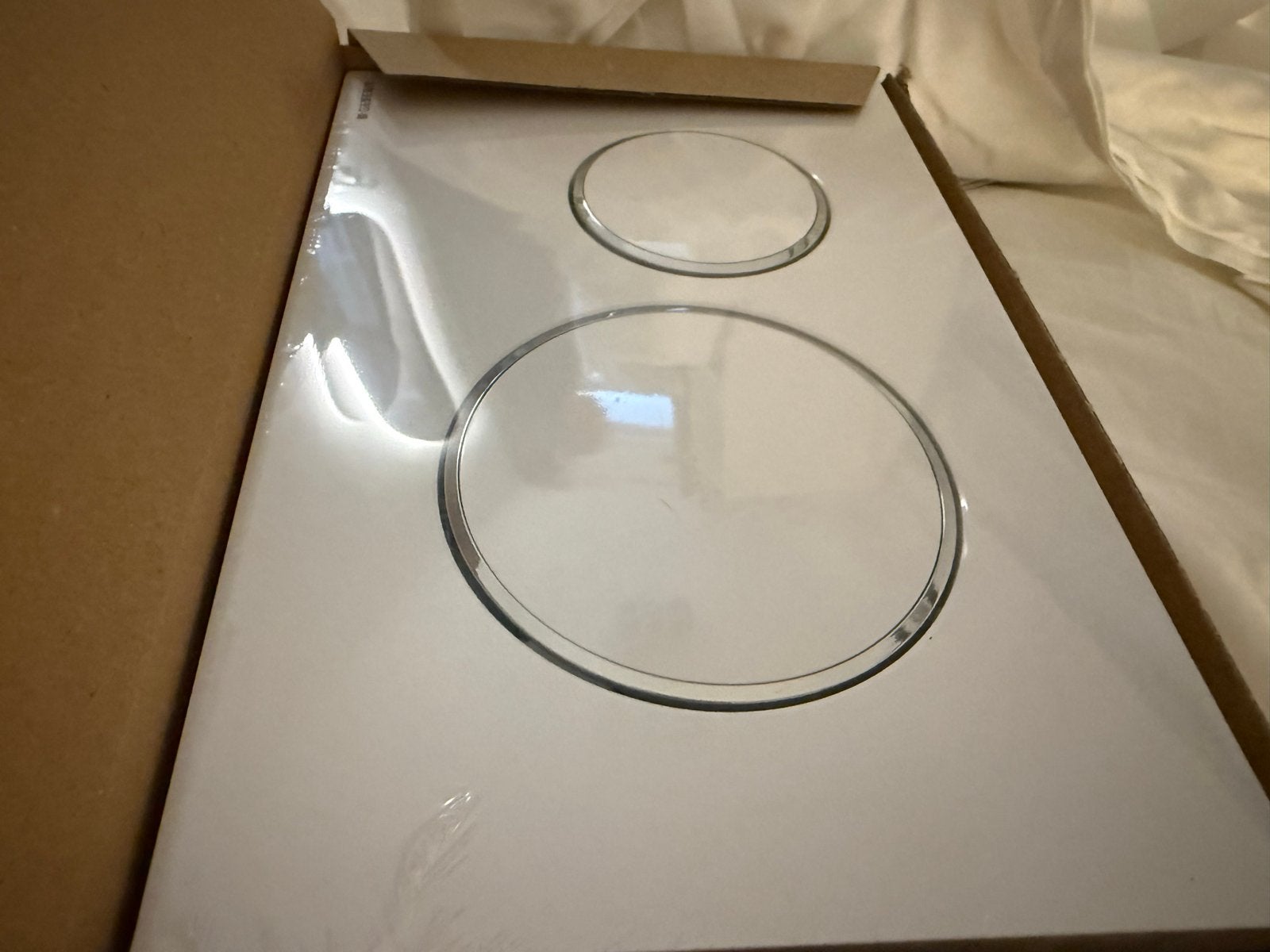 Geberit Sigma20 Bedieningsplaat wit/glanzend chroom, Verzenden, Nieuw, Chroom, Toilet