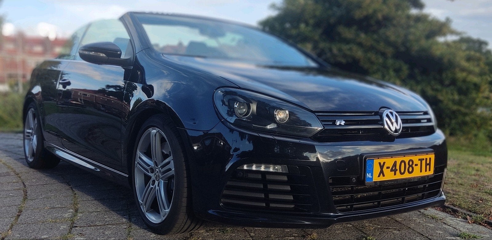 Volkswagen golf cabriolet R20 zelfdzame orginele ABT, Auto's, Automaat, Zwart, 4 stoelen, Zwart
