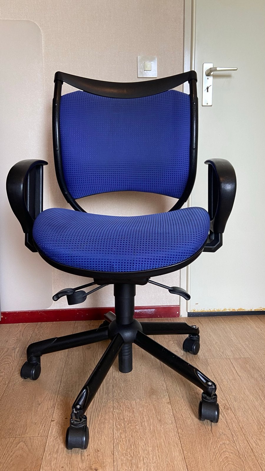 Interstuhl bureaustoel, Ophalen, Gebruikt, Blauw, Bureaustoel