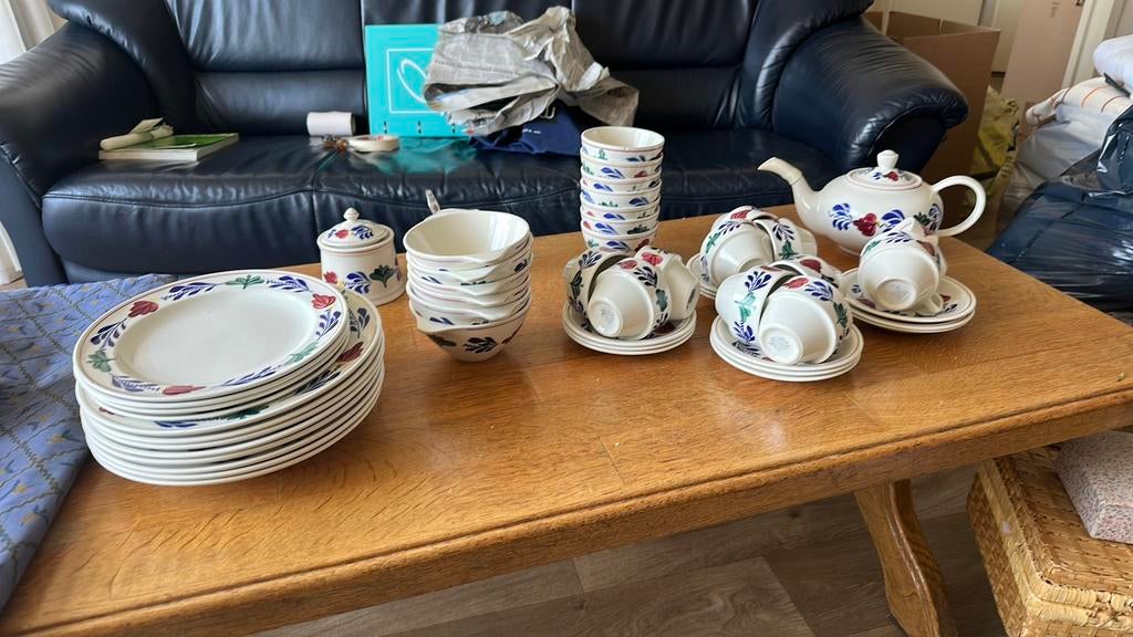 Boerenbond servies, Antiek en Kunst, Ophalen