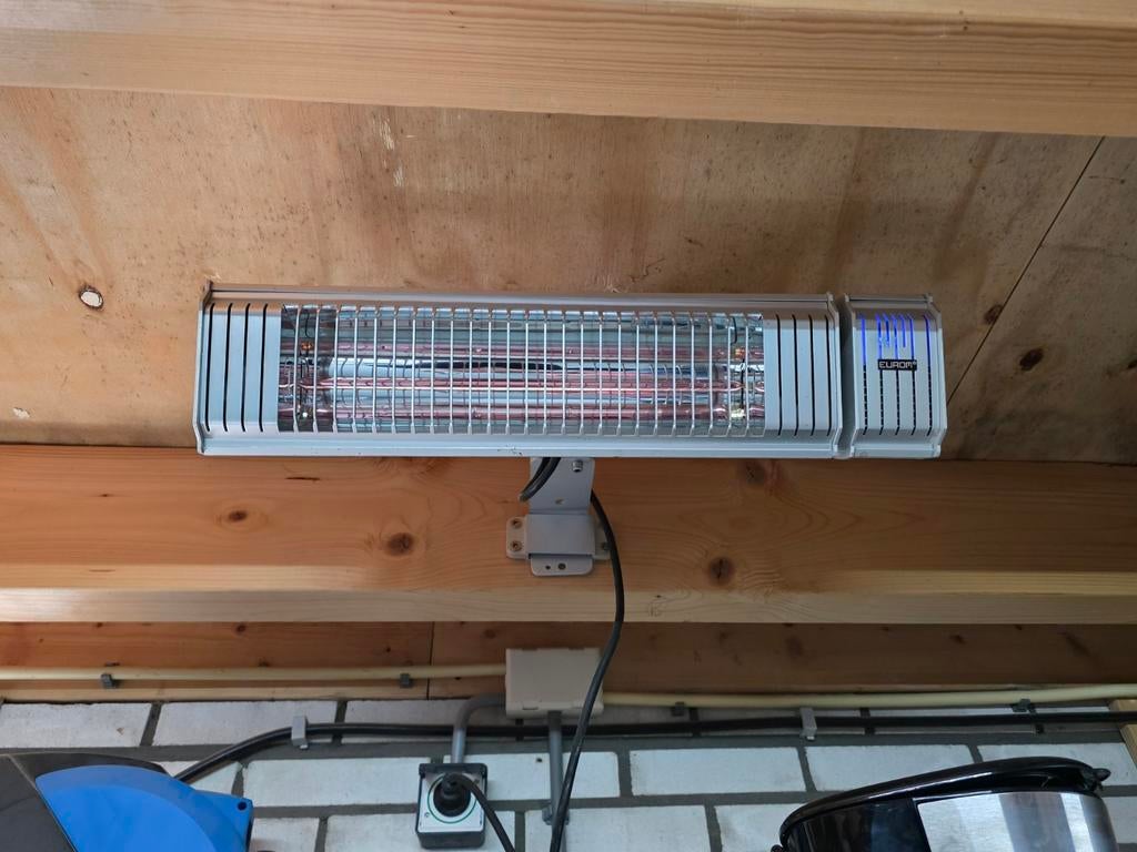 Eurom Golden 2000 Shadow Terrasverwarmer, Ophalen, Zo goed als nieuw, Elektrisch, Overige soorten
