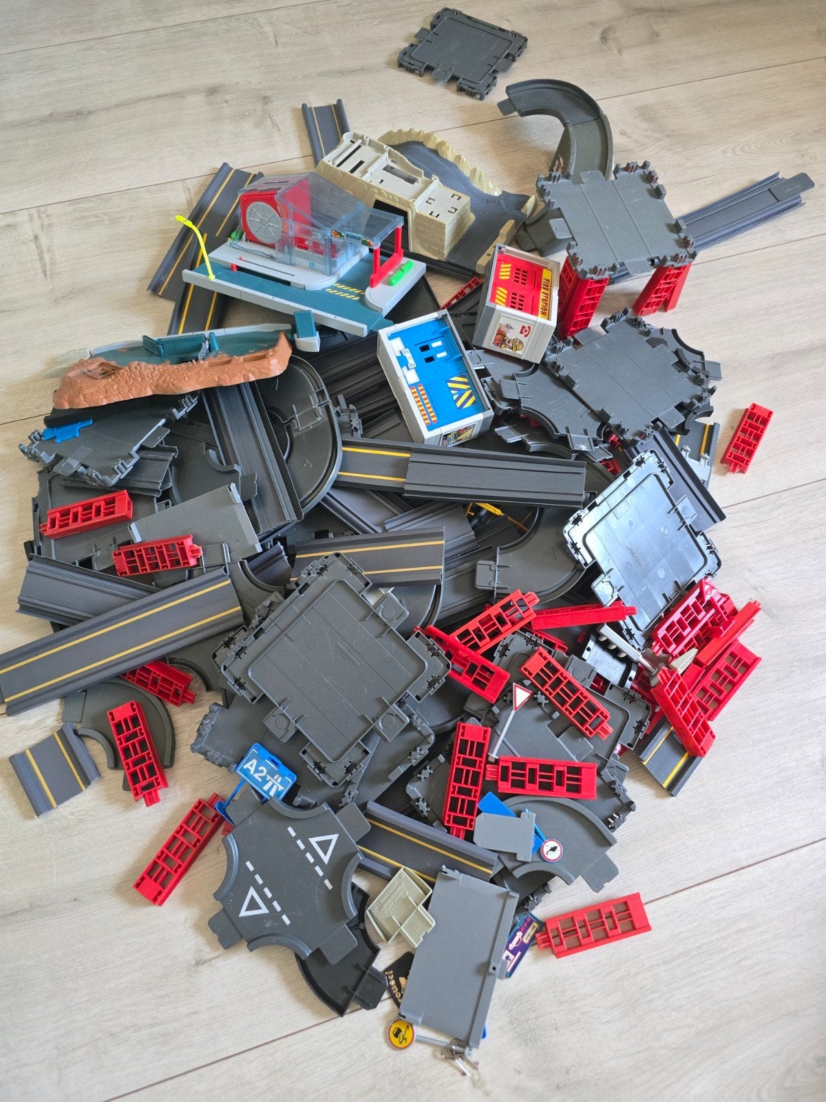 Grote set speelgoedwegen matchbox, Verzenden, Gebruikt