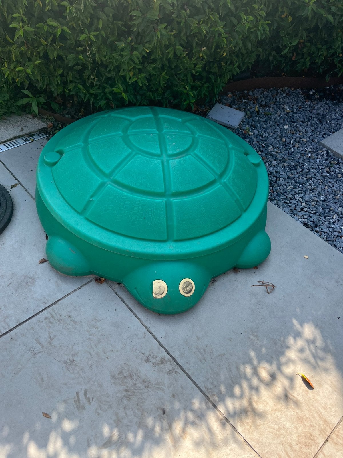 Schildpad zandbak., Ophalen, Gebruikt