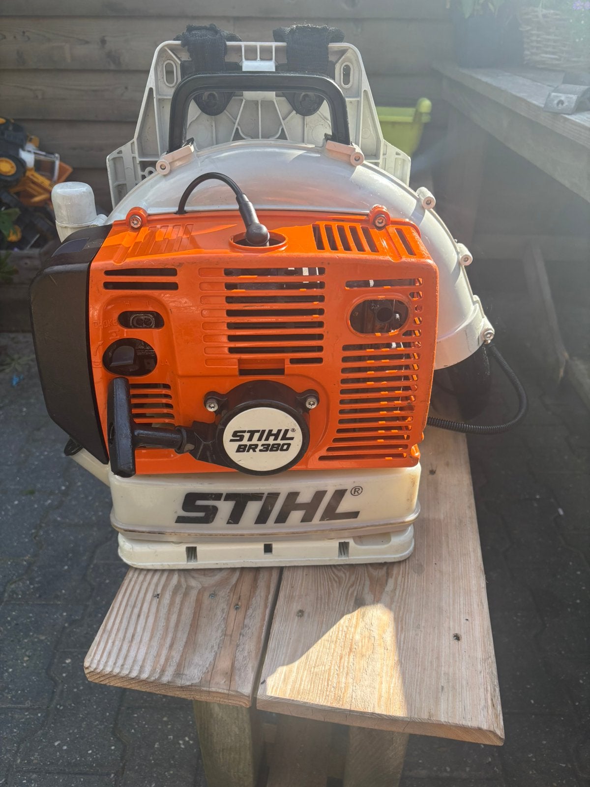Stihl br380 bladblazer 2 takt, Ophalen, Zo goed als nieuw, Overige soorten