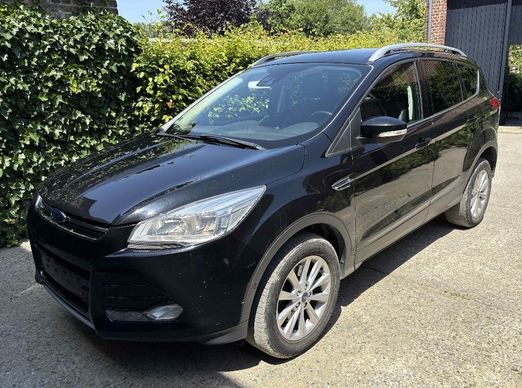 Ford Kuga Kuga 2.0 TDCi Titanium full options & leder, Auto's, Voorwielaandrijving, 4 cilinders, 150 pk, Zwart