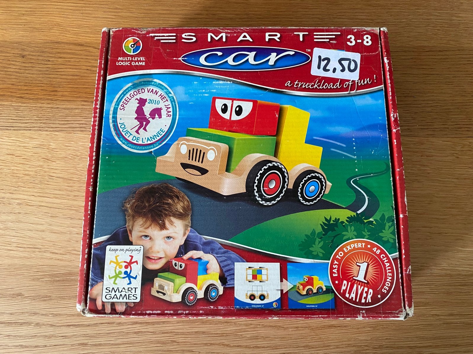 Smartgames Smart Car hout, 3+, zgan, Ophalen of Verzenden, Zo goed als nieuw