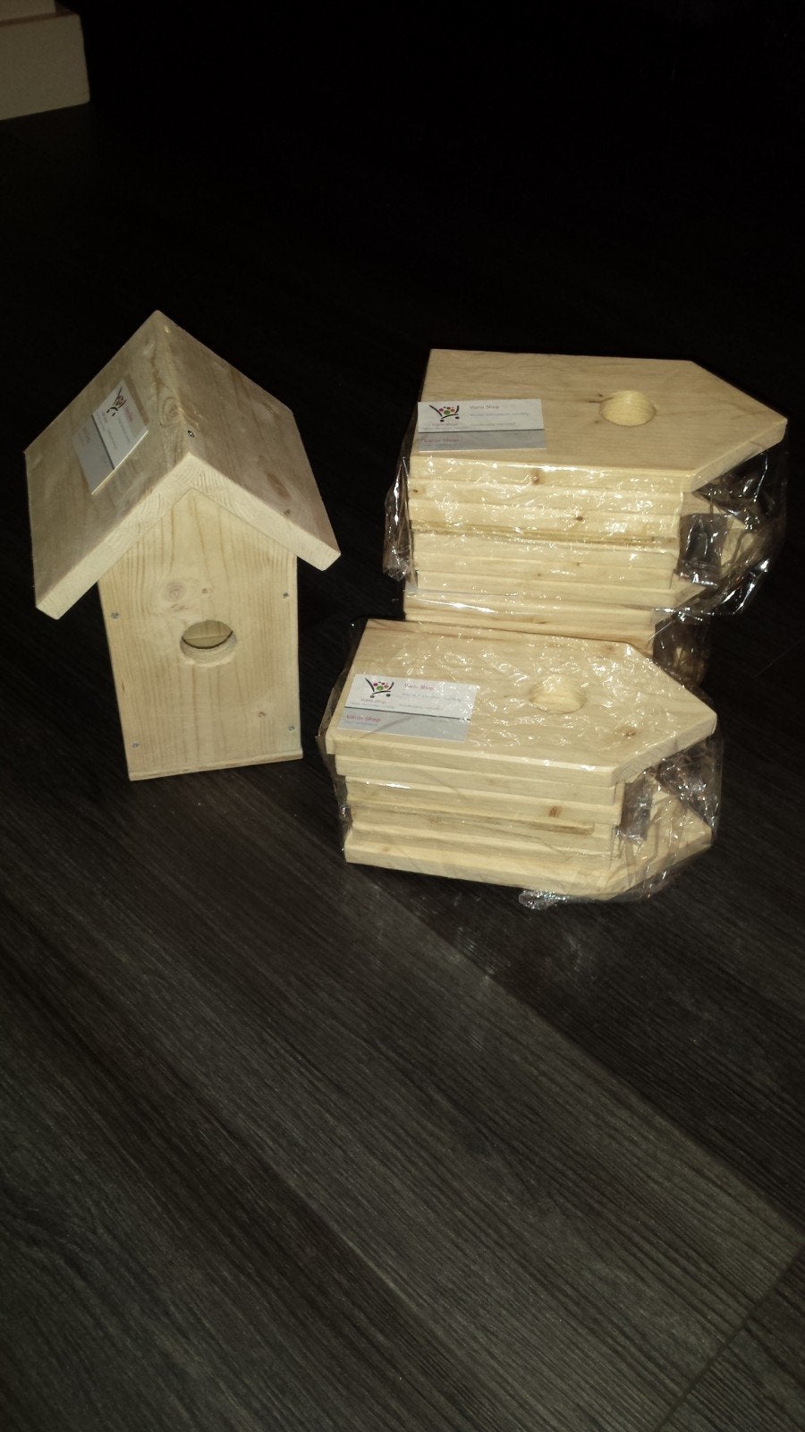 Knutselpakket Vogelhuisjes Koolmees - Inclusief Spijkers, Ophalen of Verzenden