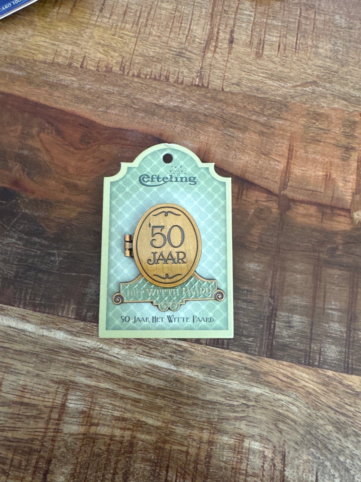 Efteling 50 Jaar Het Witte Paard Pin, Ophalen of Verzenden, Zo goed als nieuw, Button of Speldje