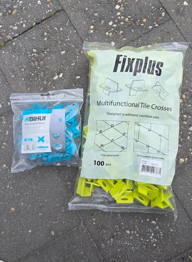 Tegelkruisjes - Fixplus en Bihui, Overige materialen, Overige typen, Nieuw, Minder dan 20 cm