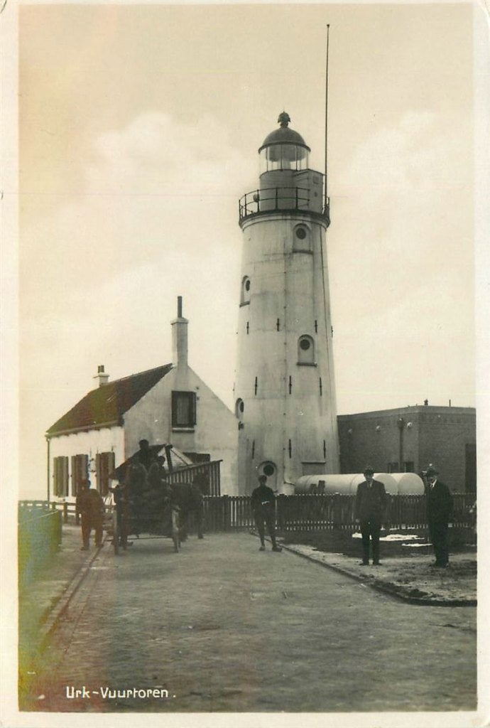 701-179-019 Urk Vuurtoren, Verzenden, Voor 1920, Flevoland