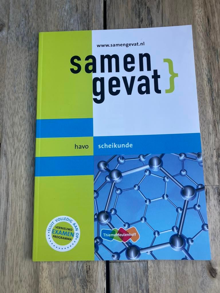 Samengevat Scheikunde Havo, Boeken, Schoolboeken, Ophalen of Verzenden, Nieuw, HAVO, Scheikunde
