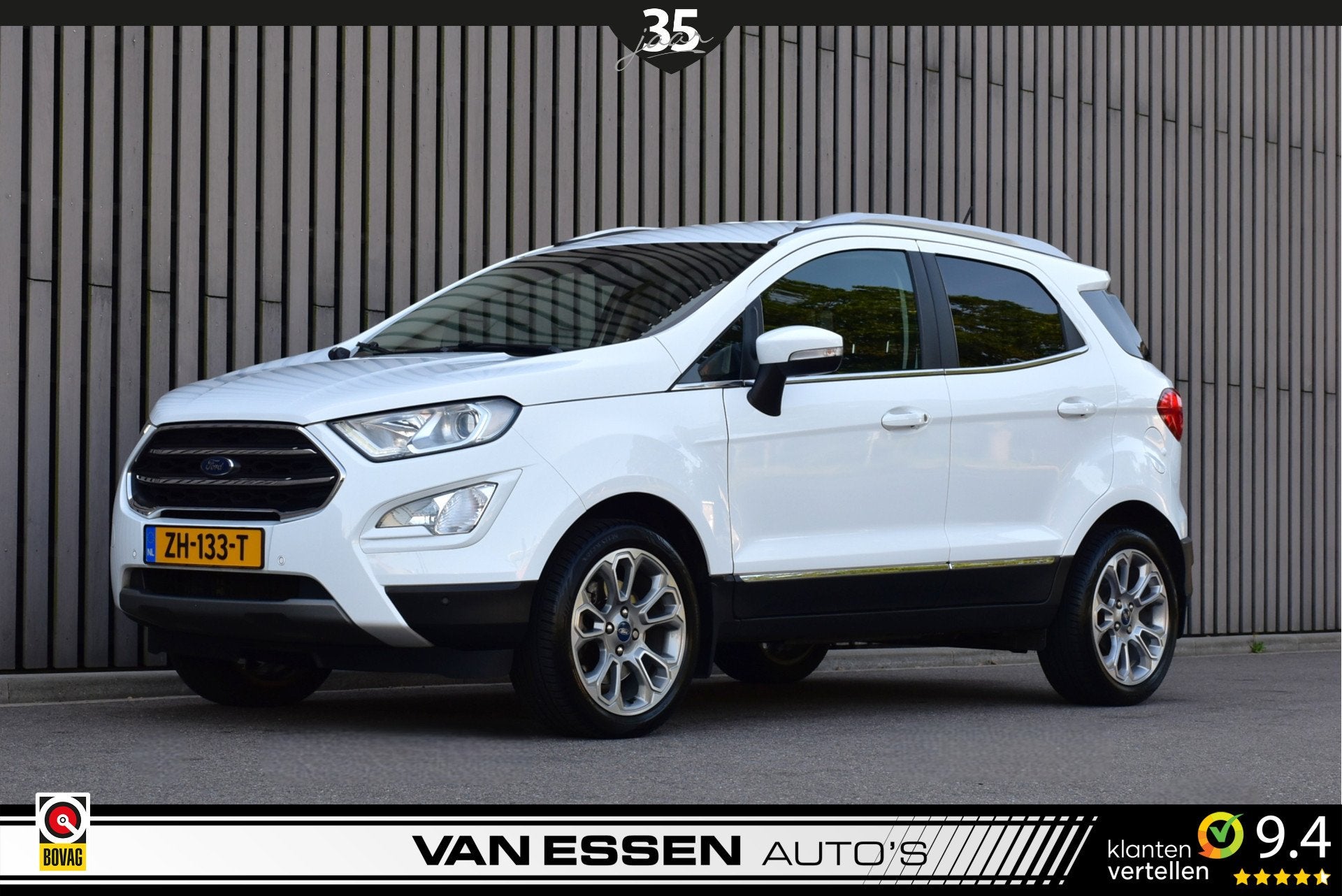 Ford EcoSport 1.0 EcoBoost Titanium Navi Camera Trekhaak Sto, Voorwielaandrijving, Gebruikt, Euro 6, Ecosport
