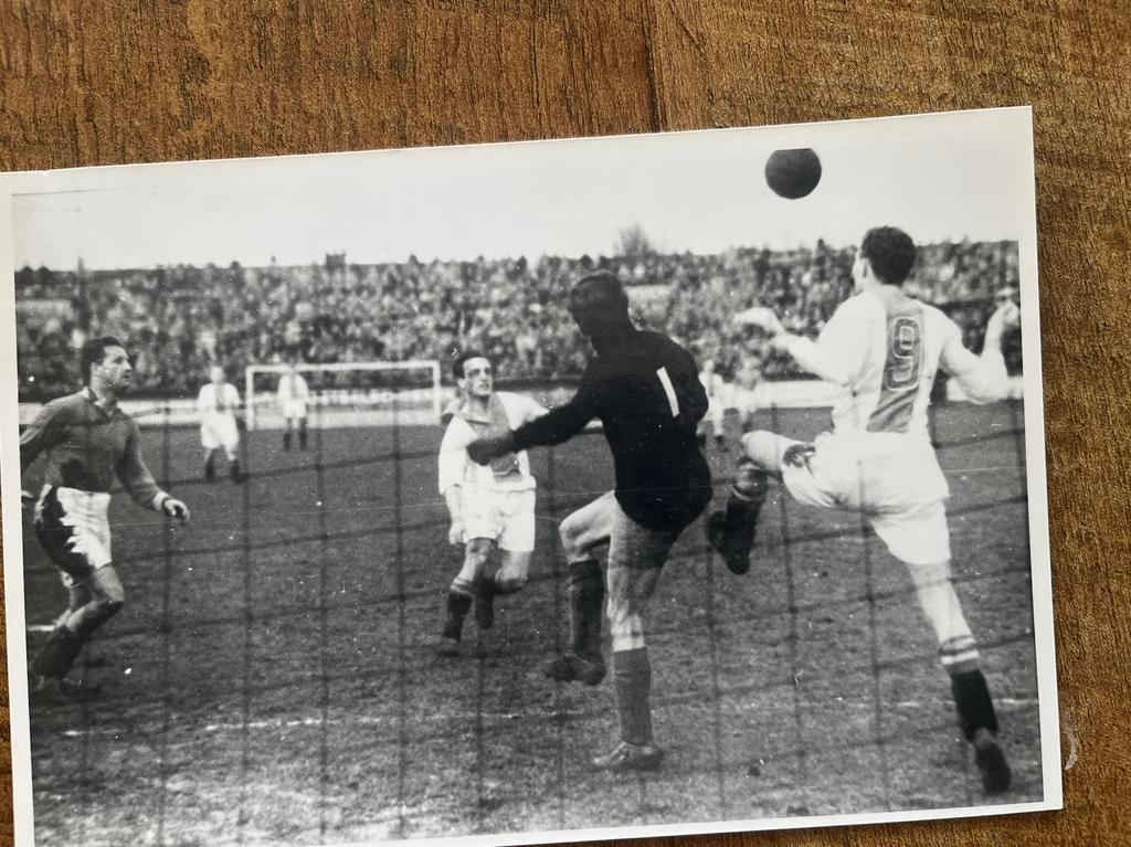Oude foto Ajax - NOAD 1956 - Historisch voetbalbeeld, Ophalen of Verzenden