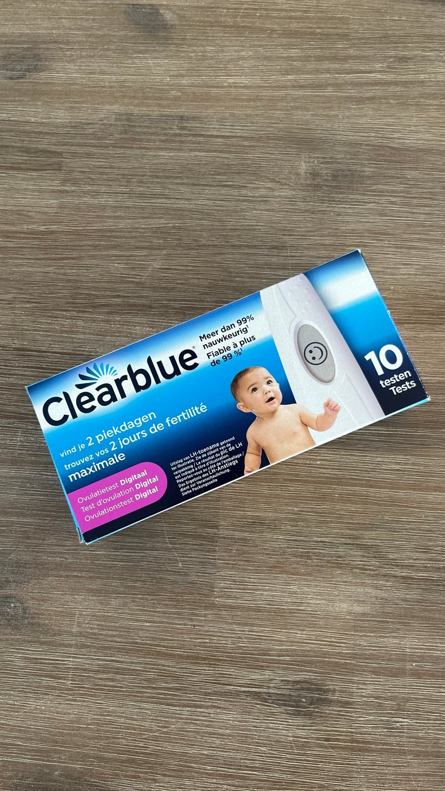 Clearblue Ovulatietest Digitaal - 8 testen, Kinderen en Baby's, Ophalen of Verzenden, Nieuw