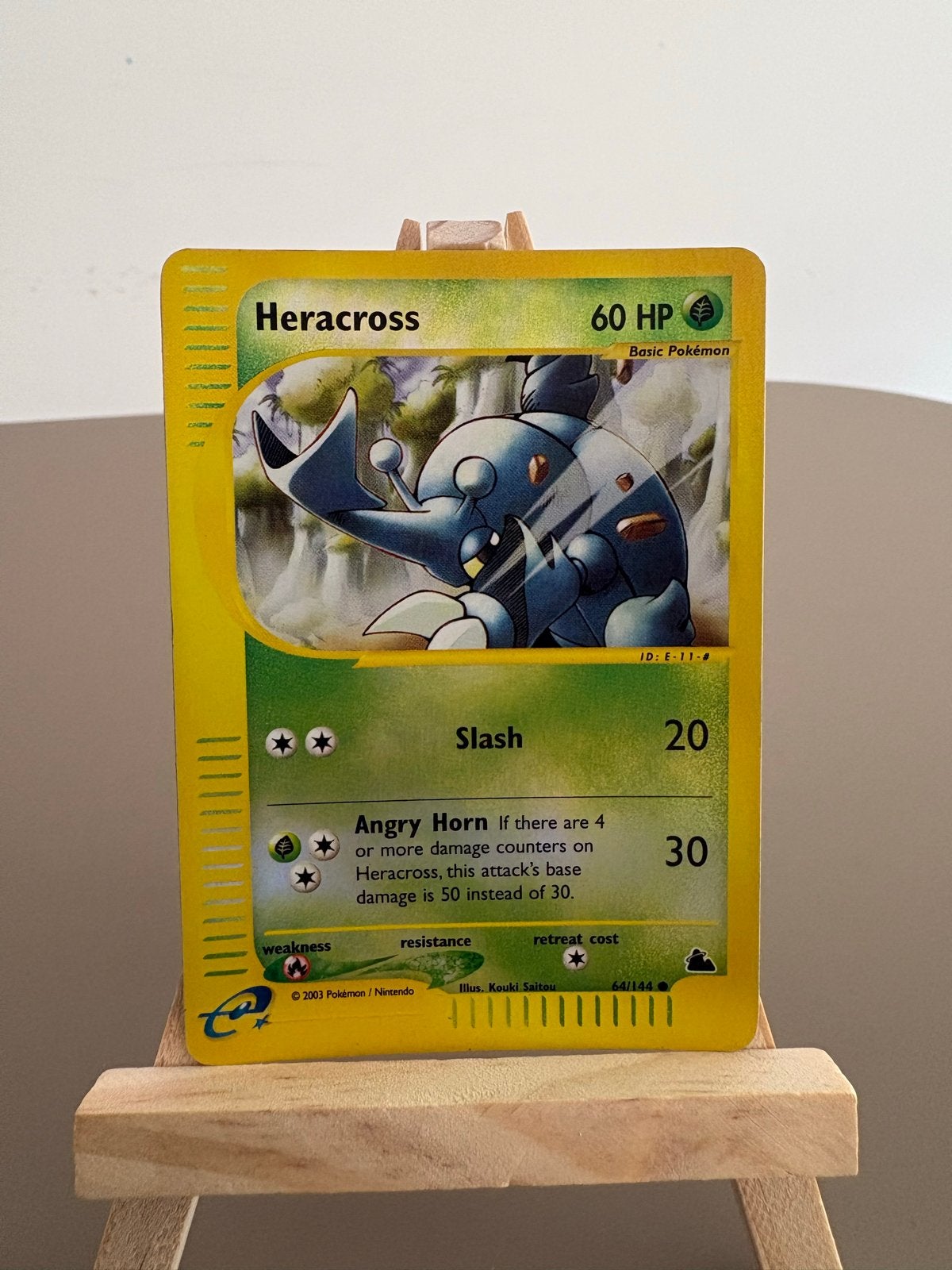 Heracross Skyridge Reverse Holo, Ophalen of Verzenden, Gebruikt, Losse kaart