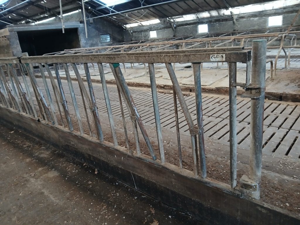 Voerhekken (GEA) 7 stuks 3.20m stalinrichting