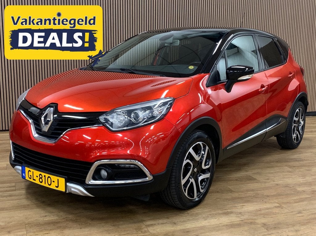 Renault Captur 1.2 TCe Helly Hansen|Automaat|36000KM|Navigat, Auto's, Renault, Euro 5, Zwart, 4 cilinders, Parkeersensor