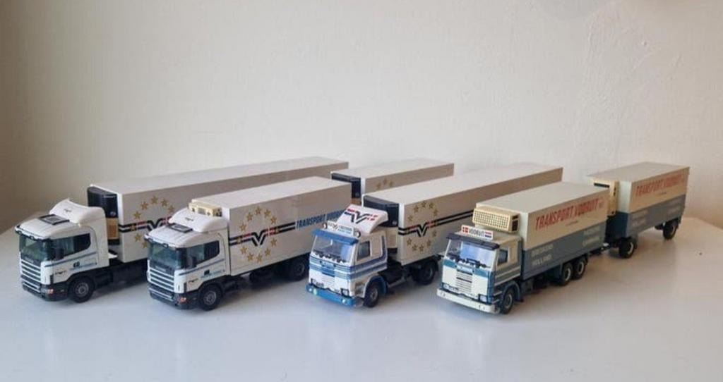 Tekno set transport voorruit, Ophalen of Verzenden, Zo goed als nieuw, Bus of Vrachtwagen, Tekno