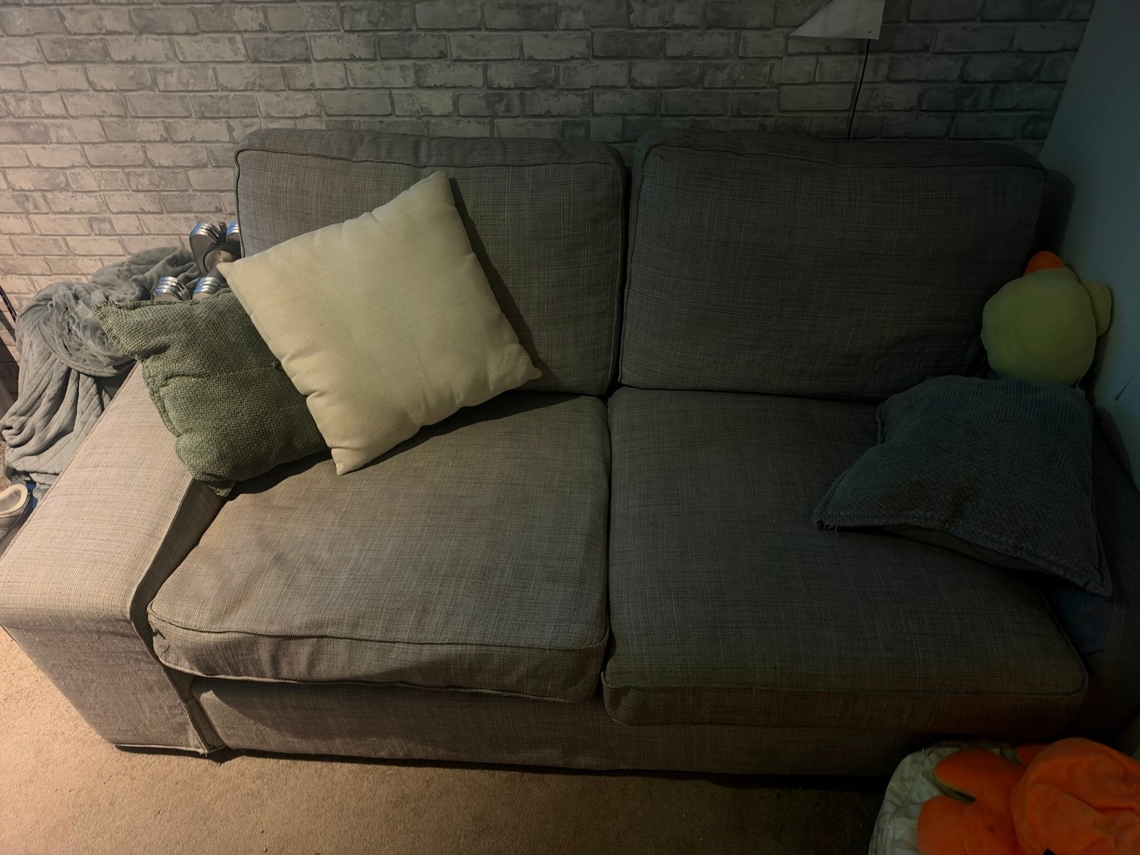 IKEA Kivik 2-zitsbank met lichte vlek (onzichtbaar), Ophalen, Gebruikt, 150 tot 200 cm, Tweepersoons