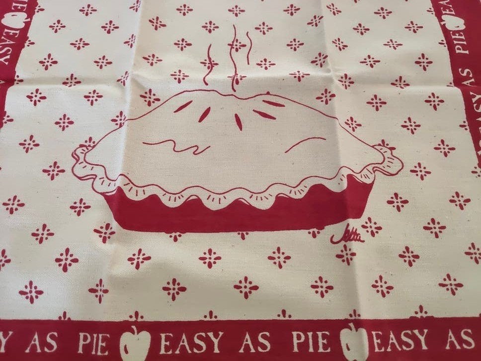 Vintage theedoek "Easy as Pie" Martha's Vineyard, Verzenden