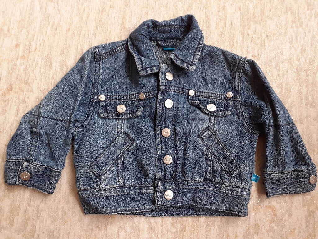 Lief! Lifestyle! jasje blauw spijkerjas maat 50 / 56 jas, Meisje, Ophalen of Verzenden, Zo goed als nieuw, Lief! Lifestyle