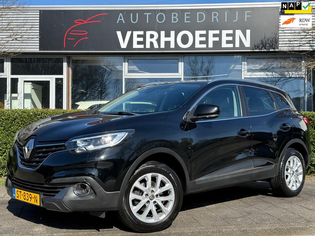 Renault Kadjar 1.2 TCe Intens - APPLE CARPLAY - PARKEER CAME, Auto's, Voorwielaandrijving, Kadjar, Leder en Stof, Zwart