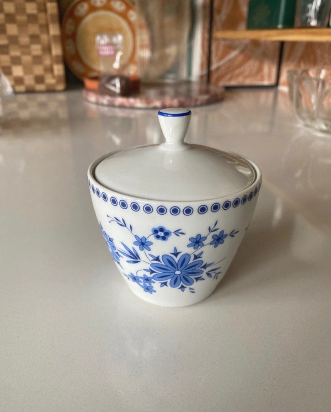Seltmann Weiden Bavaria suikerpotje met bloemmotief, Antiek en Kunst, Ophalen of Verzenden
