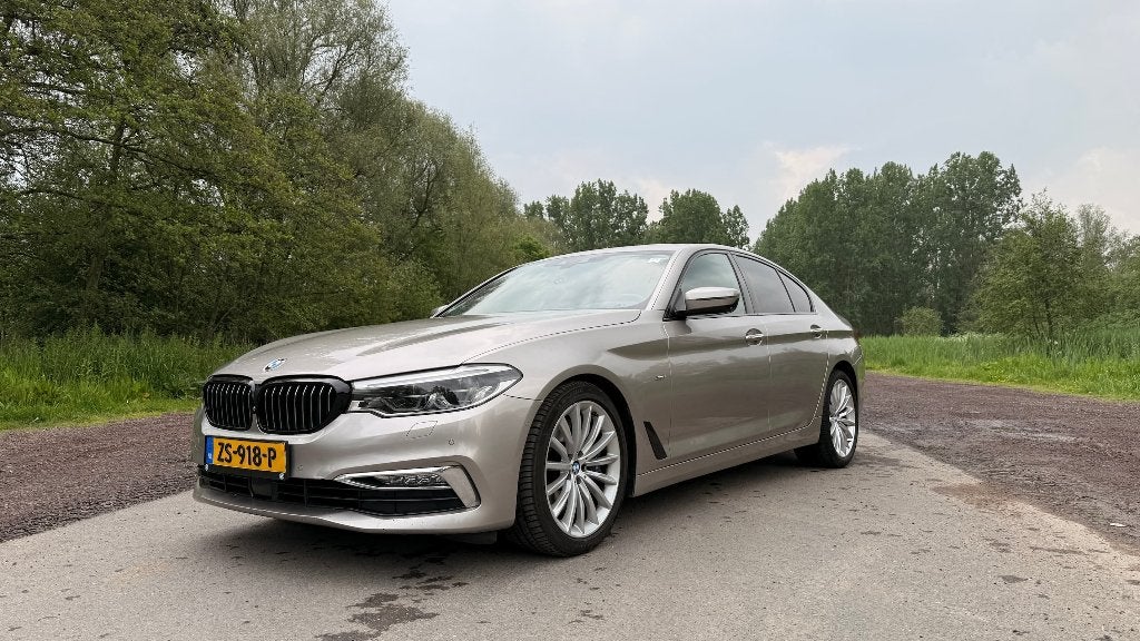 BMW 5-Serie 540i 340pk Aut. 2016 Grijs, Auto's, BMW, Automaat, 2000 kg, 340 pk, 2998 cc