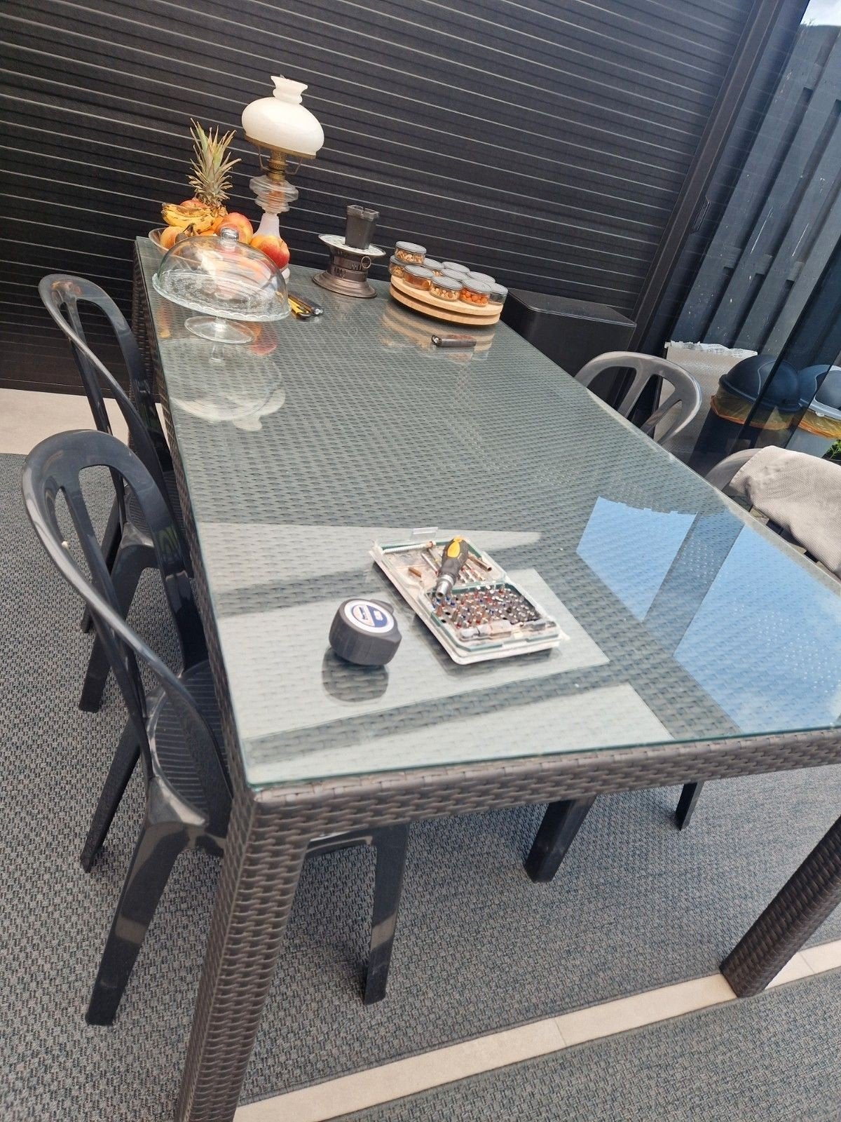 Tuintafel 200x110, Ophalen of Verzenden, Rechthoekig, 200 cm of meer, 100 tot 150 cm