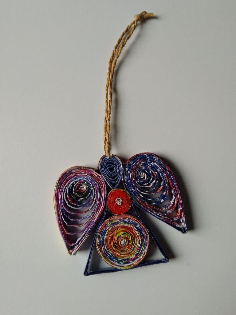 kerstboomhanger papierkunst, Diversen, Ophalen of Verzenden, Zo goed als nieuw