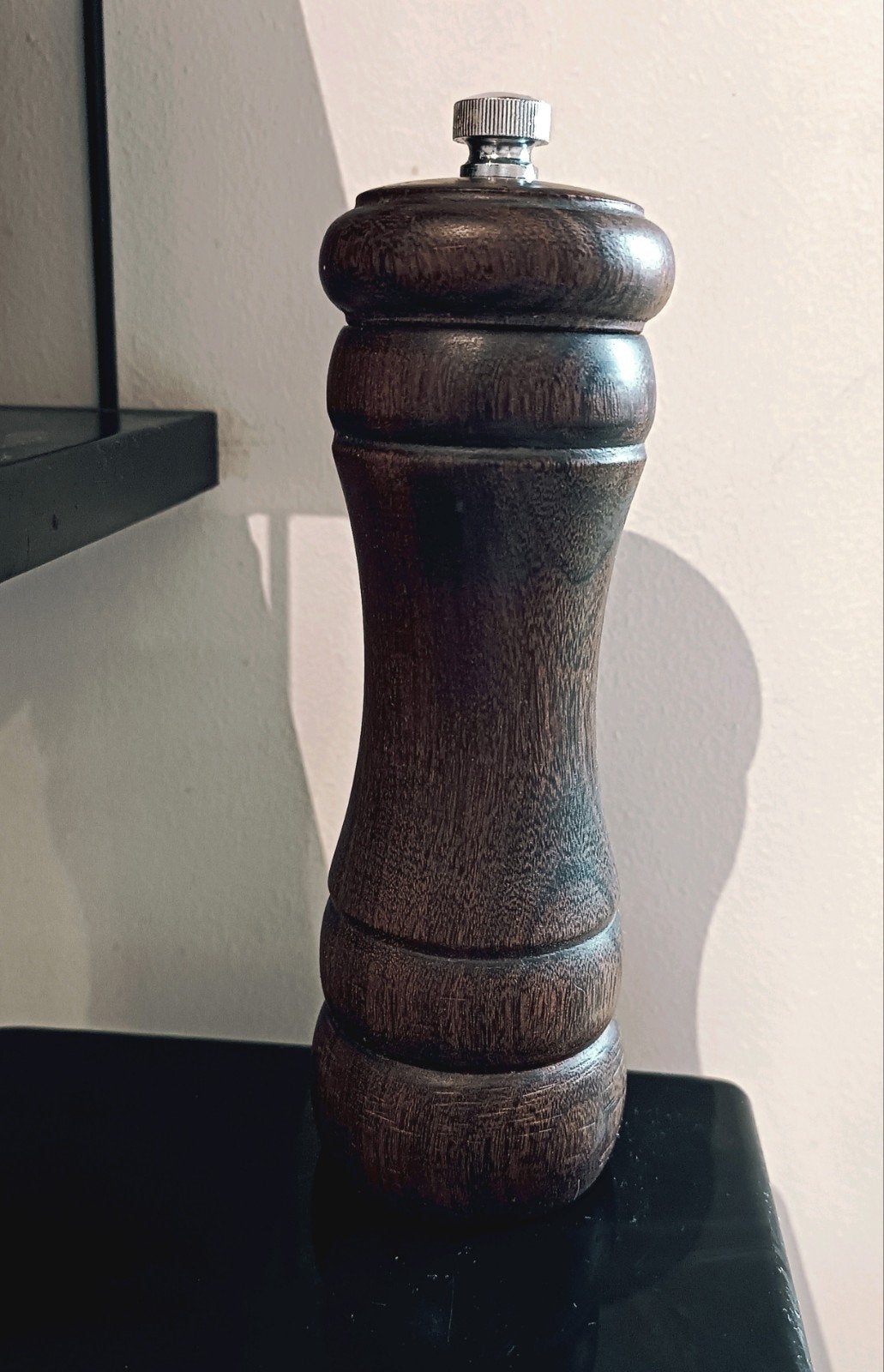 Prachtige Vintage PeDe (Peter Dienes) Houten Pepermolen, Ophalen of Verzenden, Gebruikt, Hout, Bruin