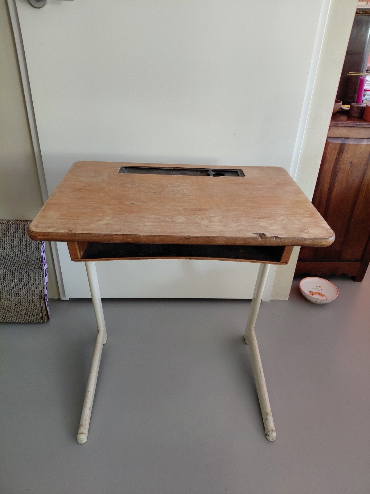 Vintage Hollandia schoolbankje - Bennebroek-Hillegom, Ophalen