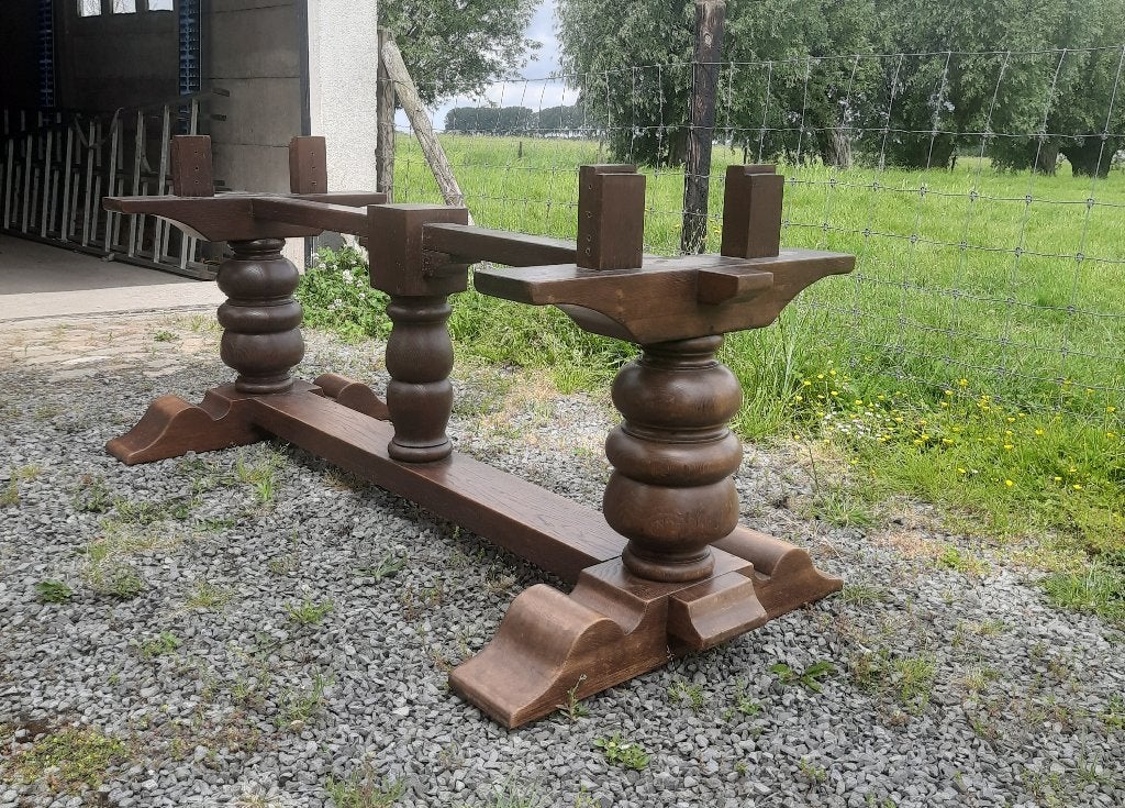 Onderstel kloostertafel, Huis en Inrichting, Tafelonderdelen, Ophalen, Tafelpoot, Gebruikt, Eikenhout