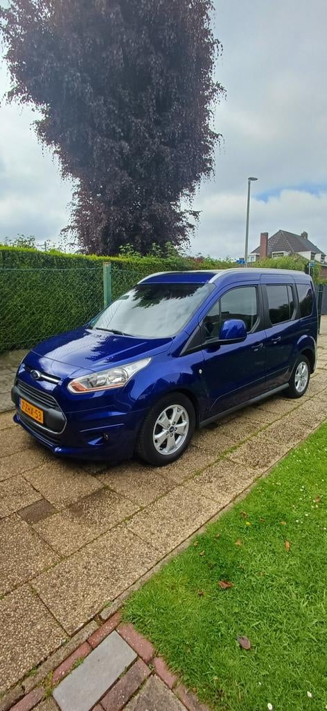 Ford Tourneo Connect 1.0 74KW 2015 Blauw, Auto's, Ford, Particulier, Tourneo Connect, ABS, Adaptieve lichten, Airbags, Airconditioning