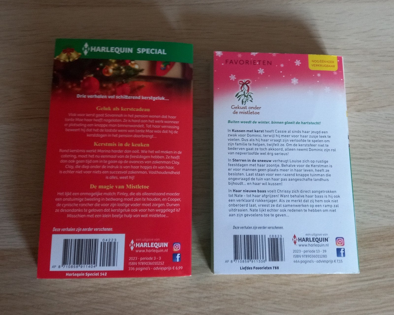 Harlequin Kerst Special & Liefdes Favorieten (2 boeken), Ophalen, Zo goed als nieuw, Sherryl Woods, Nancy Warren, Marin Thomas