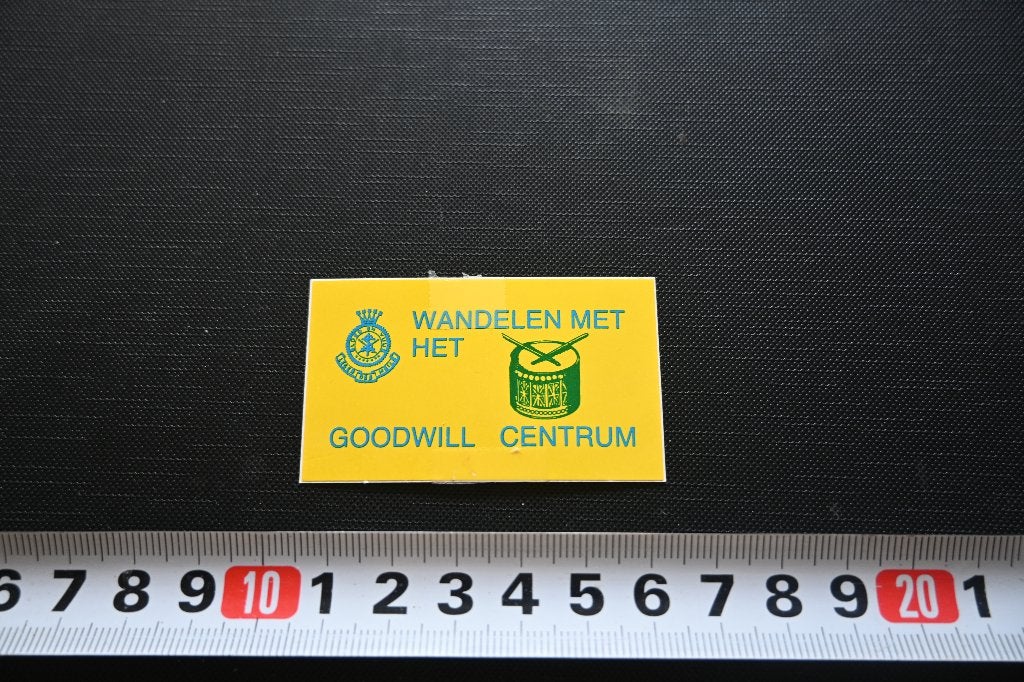 sticker wandelen met het GOODWILL CENTRUM, Ophalen of Verzenden, Zo goed als nieuw