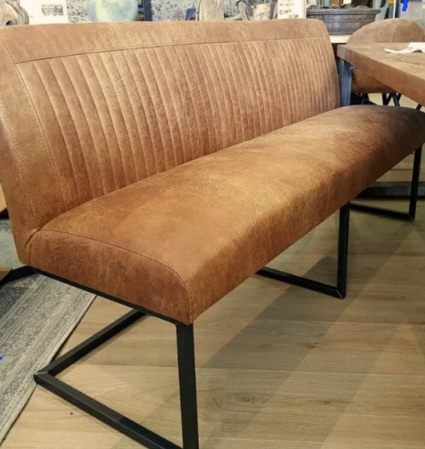 Eetkamerbank Conqac 190 cm - Zo goed als nieuw, Huis en Inrichting, Stoelen, Ophalen of Verzenden, Zo goed als nieuw, Modern industrieel