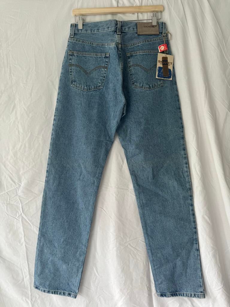 Vintage Soviet Urbantribe Jeans - Deadstock - W31, Kleding | Dames, Ophalen of Verzenden, Nieuw, Blauw, W30 - W32 (confectie 38/40)