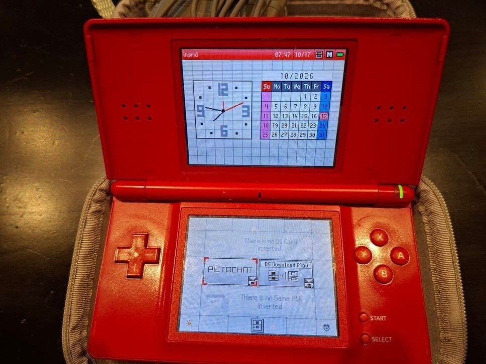 Rode Nintendo DS Lite met games en beschermhoes, Met games, Gebruikt, Ophalen of Verzenden, Rood