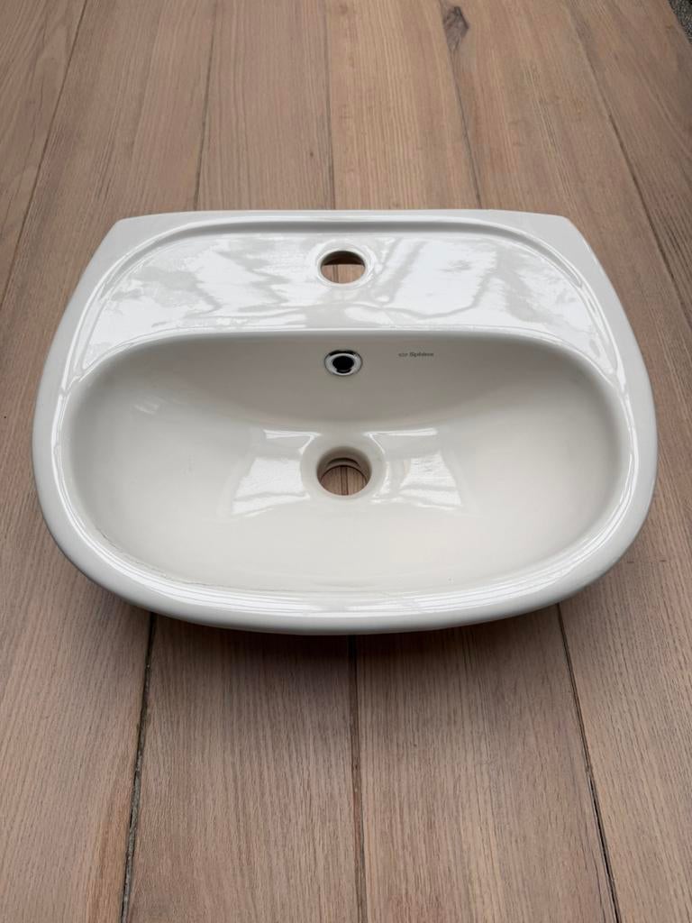Wasbak sphinx 45 x 35 pergamon kleur, Ophalen, Zo goed als nieuw, Wastafel
