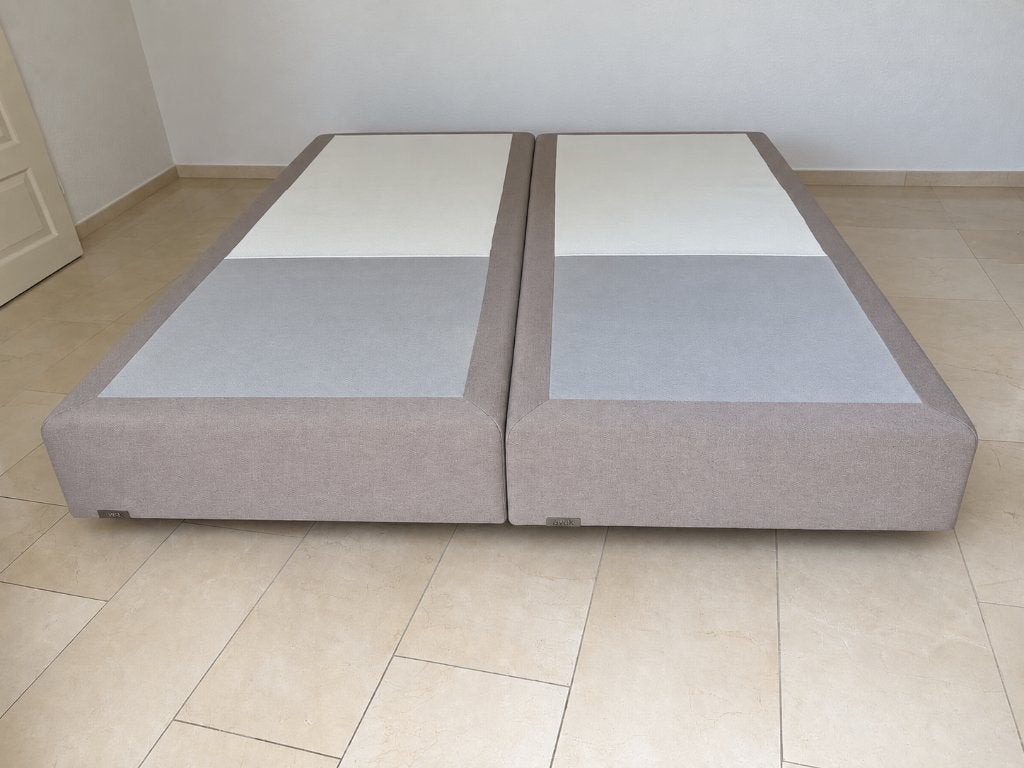 Twee losse Avek boxspring bedframes van elk 80x200 cm, Ophalen, Tweepersoons, Zo goed als nieuw, 80 cm