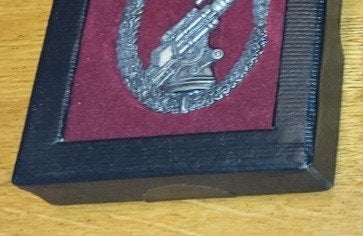 Wo2 duits Flakkampfabzeichen der Luftwaffe repro, Ophalen of Verzenden, Luchtmacht, Duitsland, Embleem of Badge