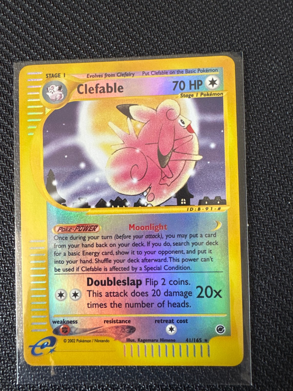 Clefable 41/165 near mint, Ophalen of Verzenden, Zo goed als nieuw