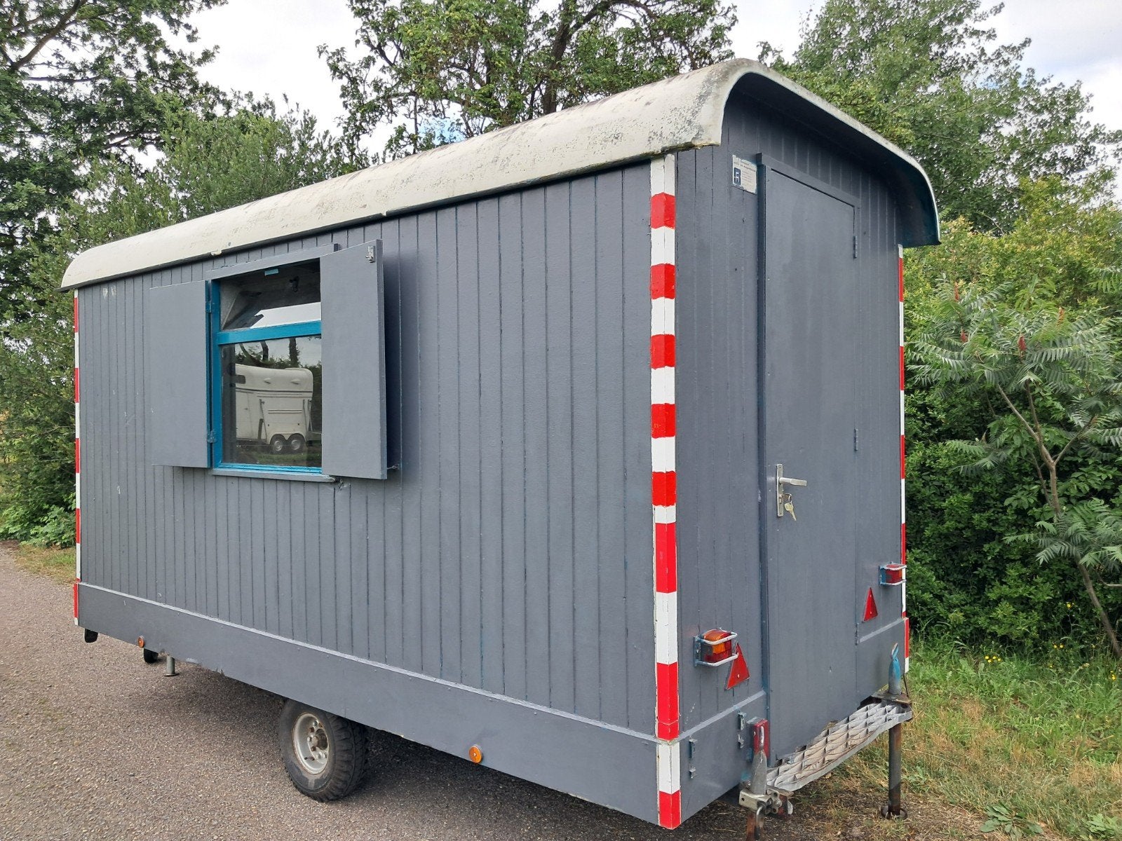 Pipowagen bouwkeet schaftkeet, Ophalen