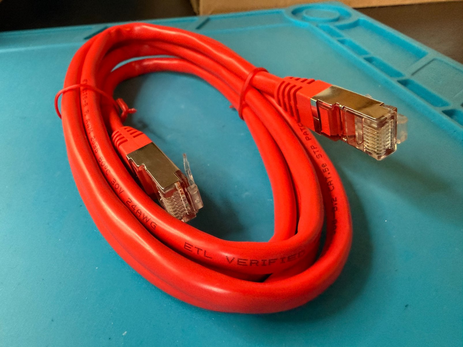 CAT.5e STP internetkabel – rood – nieuw, Ophalen of Verzenden, Nieuw