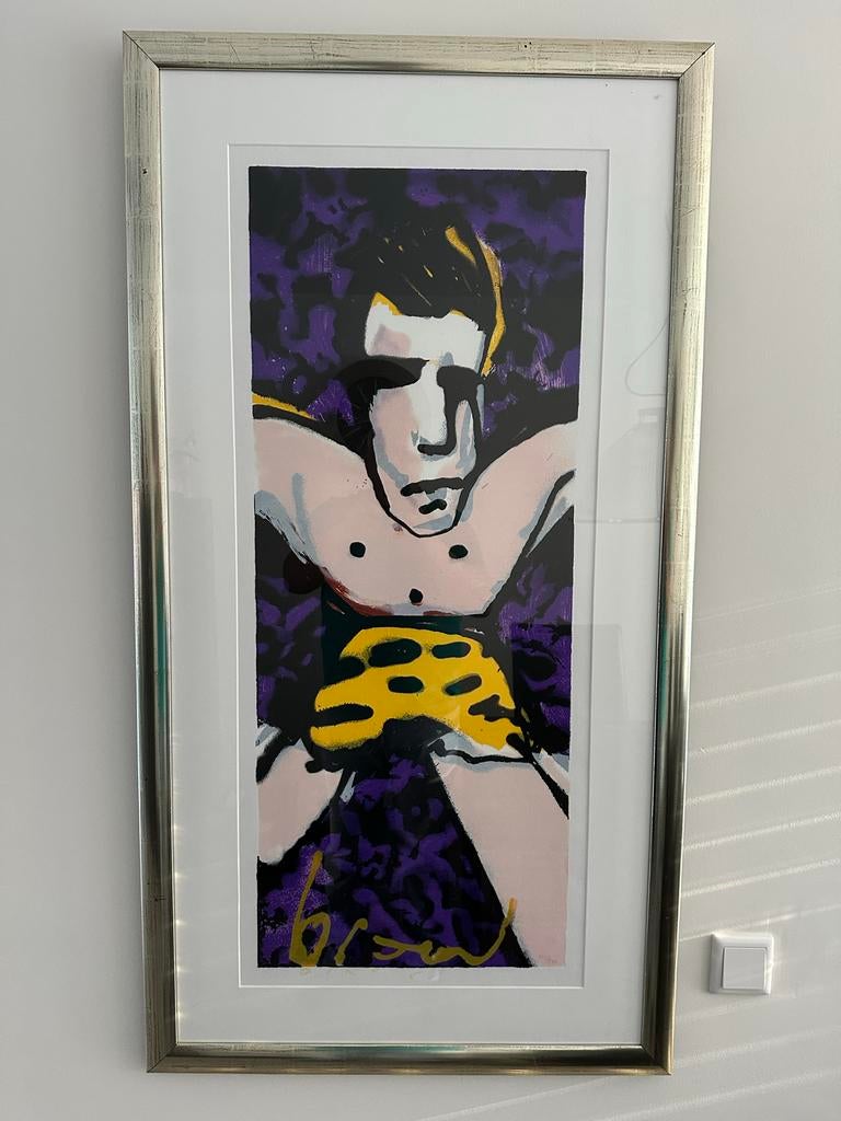 Herman Brood "Tarzan" zeefdruk (zeer beperkte oplage), Antiek en Kunst, Kunst | Litho's en Zeefdrukken, Ophalen