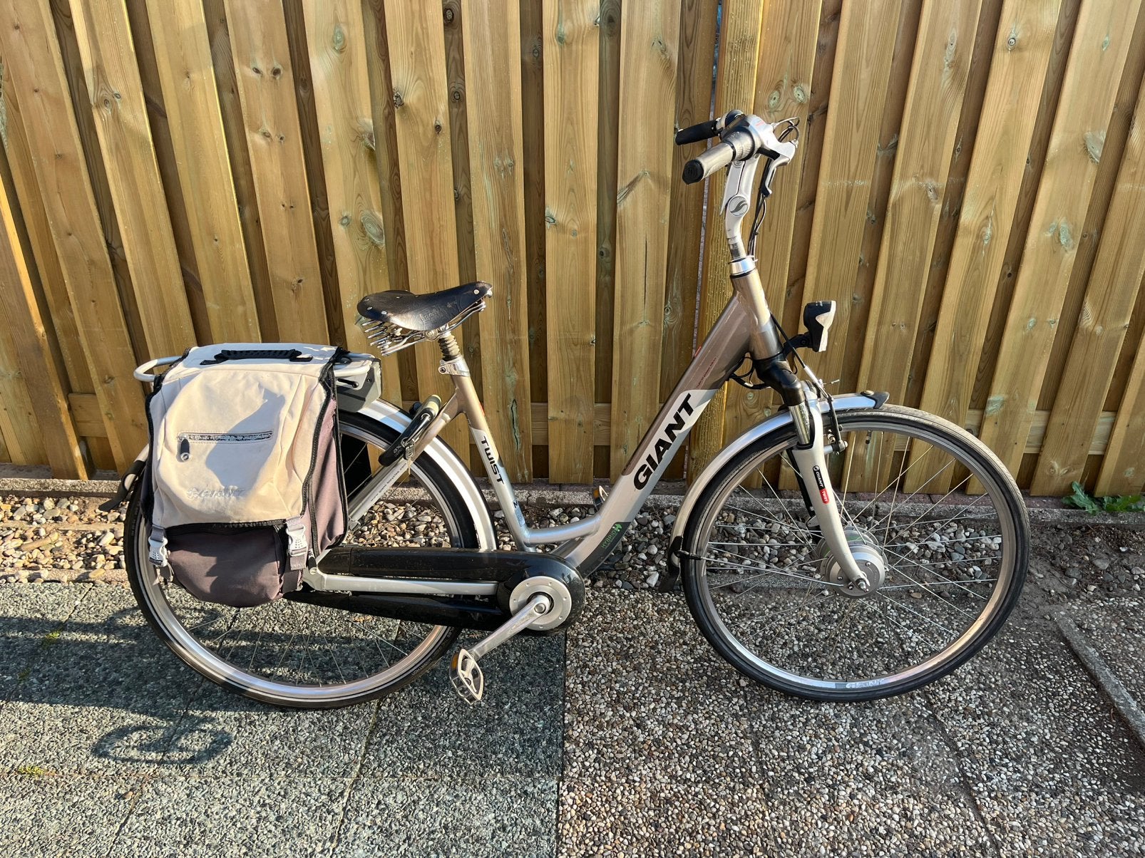 Giant Twist Go Double elektrische Dames Fiets, Ophalen, Minder dan 30 km per accu, Gebruikt, Giant