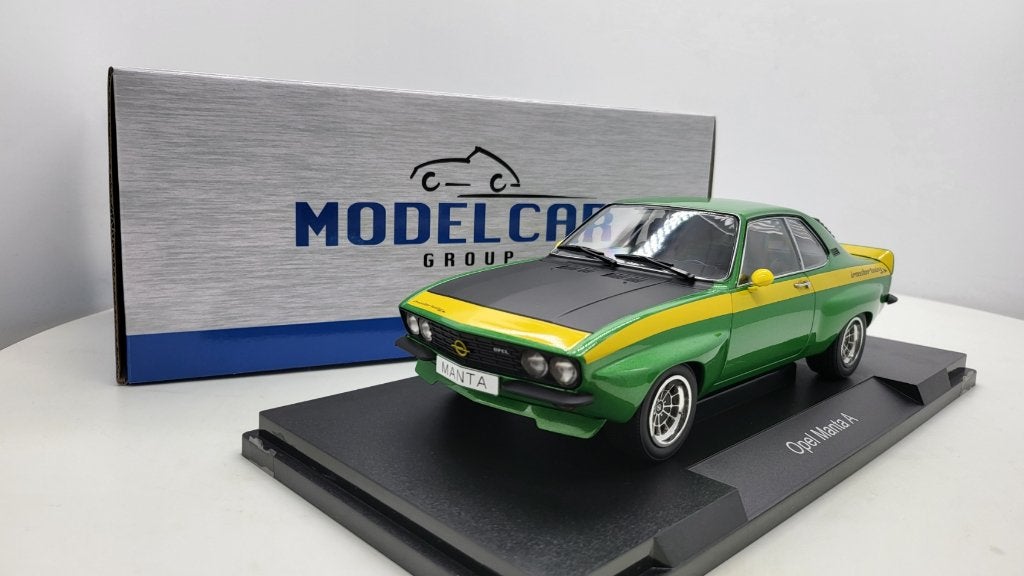Opel Manta A Irmscher, groen/geel, 1974, Hobby en Vrije tijd, Overige merken, Overige merken, Auto, Nieuw