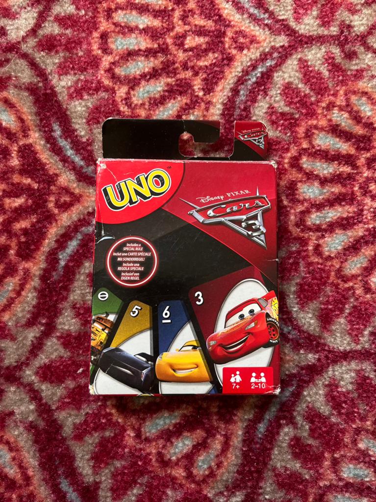 Uno Cars, Hobby en Vrije tijd, Vijf spelers of meer, Ophalen of Verzenden, Gebruikt