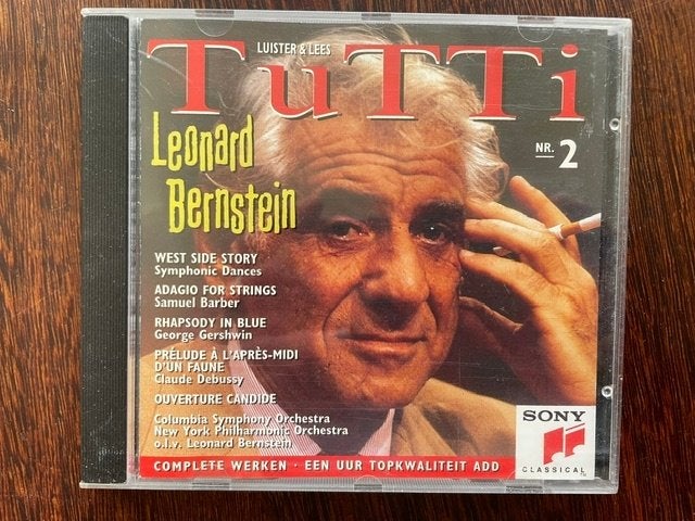 Leonard Bernstein - TuTTi Nr. 2, Cd's en Dvd's, Ophalen of Verzenden, Romantiek, Zo goed als nieuw, Orkest of Ballet